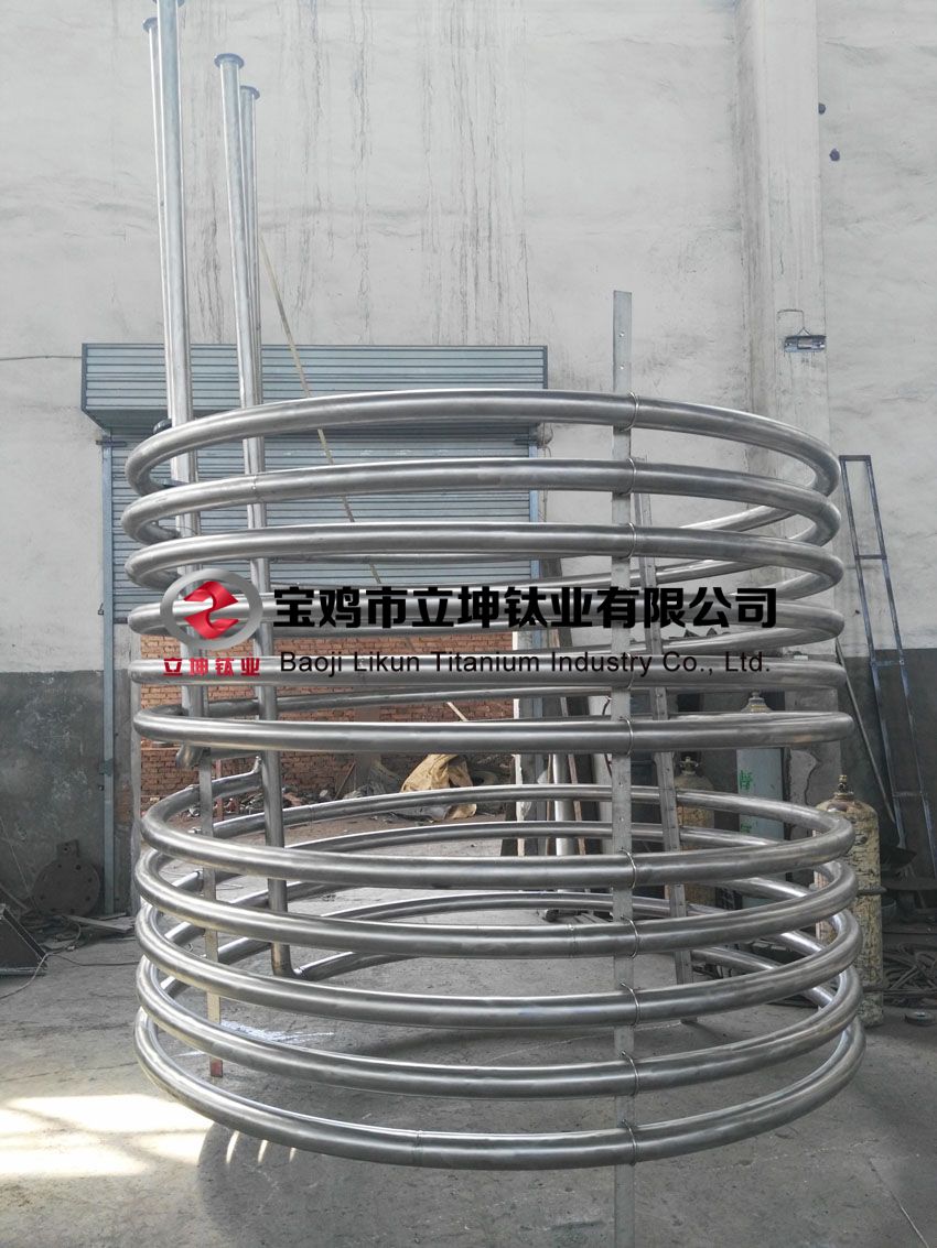 钛换热盘管 钛换热盘管